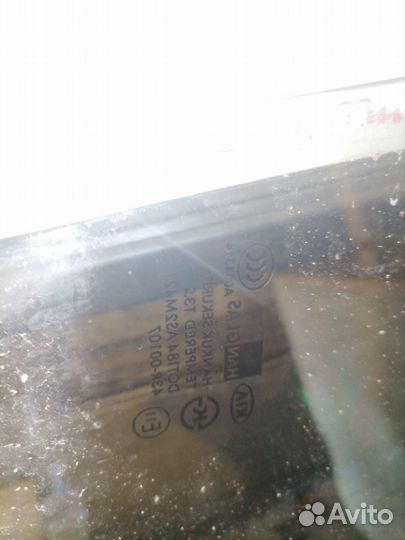 Стекло двери задней левой Kia Spectra