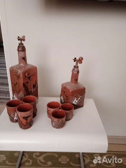 2 штофа,авторская работа,мастер А.Филиппова