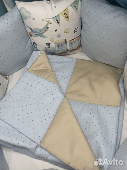 Бортики в детскую кроватку новые