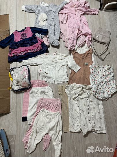 Детские вещи пакетом на девочку 3-8 месяцев