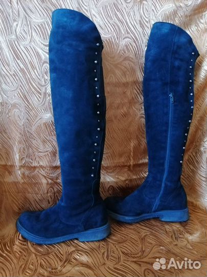 Сапоги женские натуральная кожа