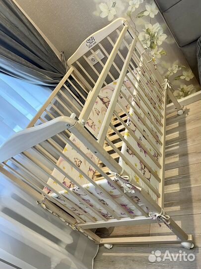 Детская кровать люлька бу