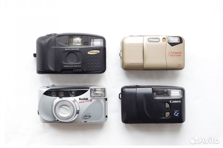 Плёночные фотоаппараты Samsung, Kodak, Canon