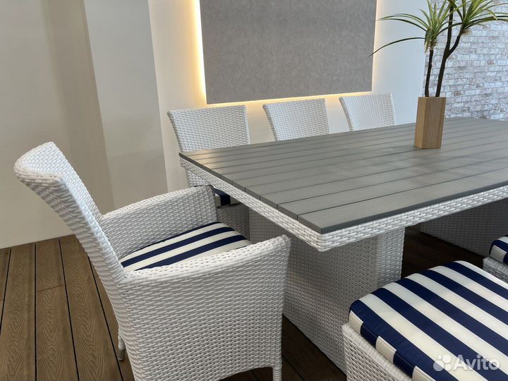 Плетеная садовая мебель из ротанга