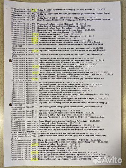 Журнал Православные храмы