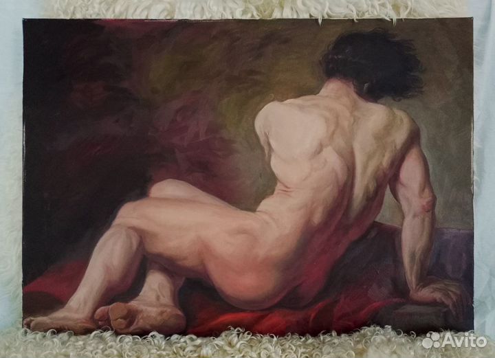 Картина «Обнажённая натура». Холст, масло