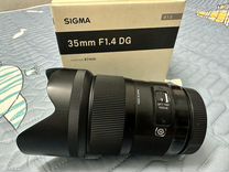 Объектив Sigma 35mm f1.4 Art Canon FE в идеале
