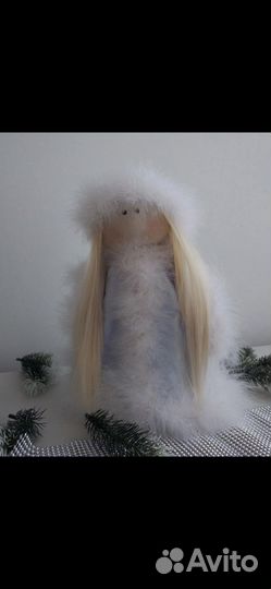 Снегурочка интерьерная кукла