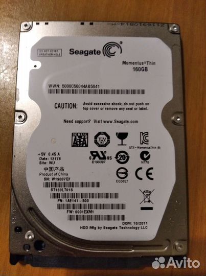 SSD /HDD 2.5 для ноутбука