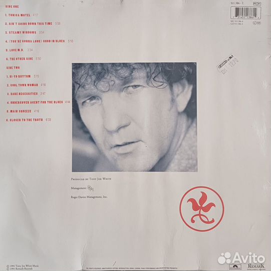 Tony Joe White (1992) - Closer To The Truth - LP