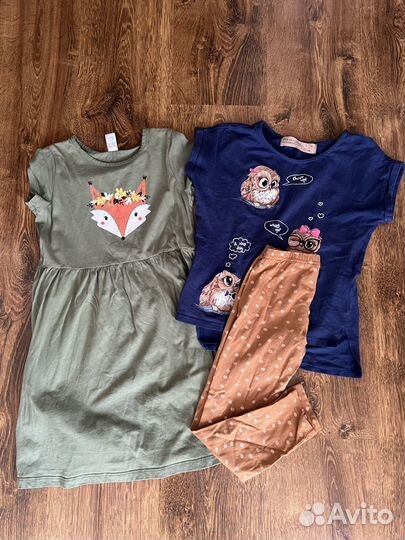 Вещи пакетом на девочку 122 - 128