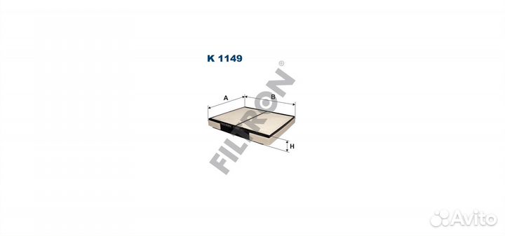 Фильтр салона hyundai Coupe/Elantra/Matrix