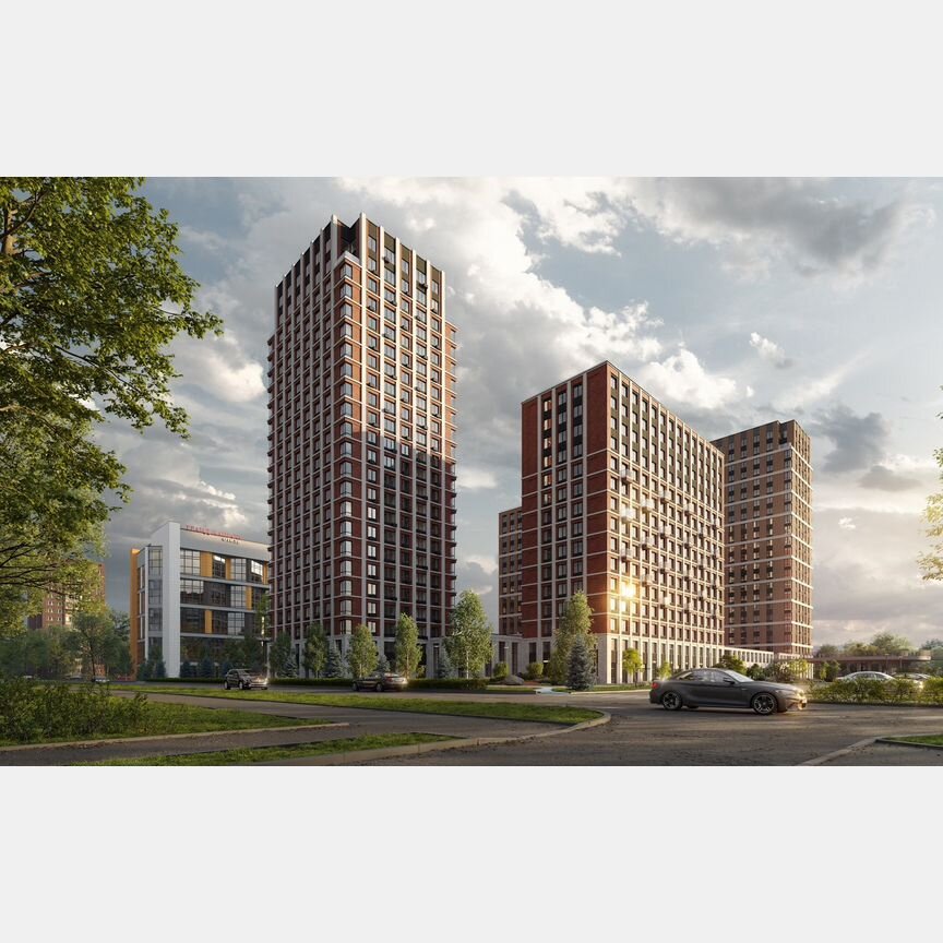 2-к. квартира, 59,1 м², 8/15 эт.