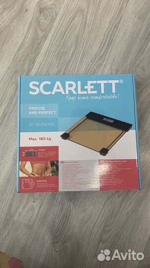 Весы напольные электронные Scarlet