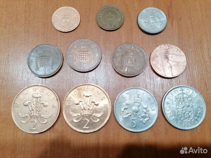 Набор иностранных монет