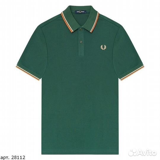 Поло Fred Perry Зеленое