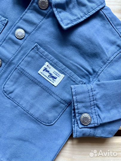 Куртка рубашка hm 68 74 80 92