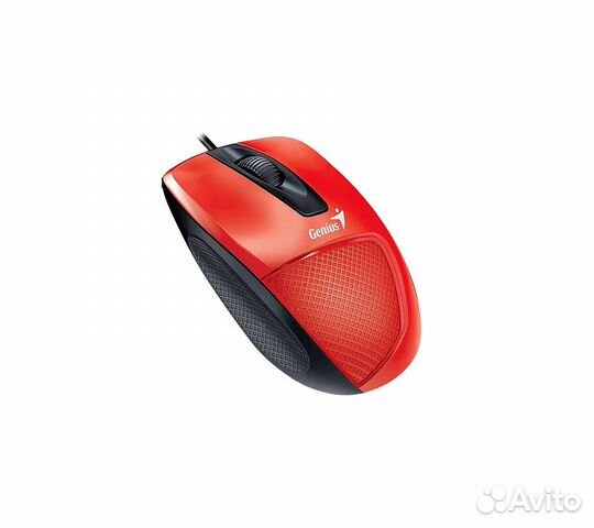Мышь Genius DX-150X, красный/чёрный