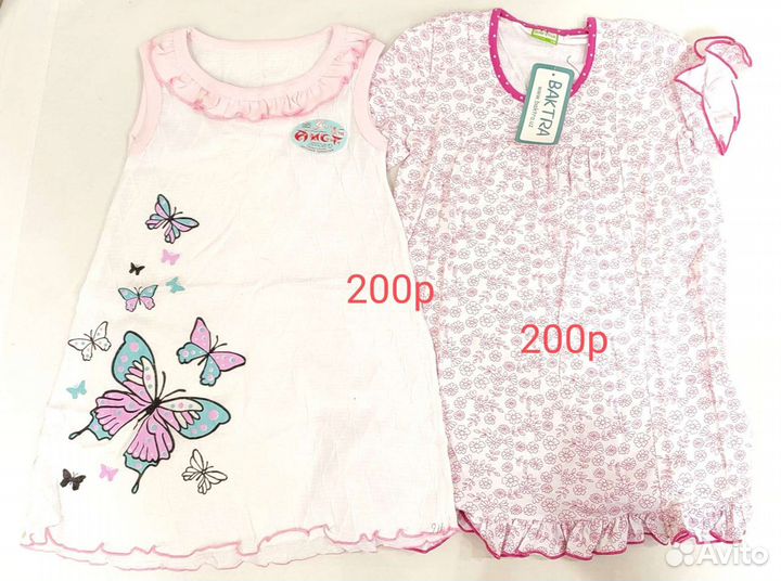 Одежда на девочку 4 г (104-110): пижамы, футболки