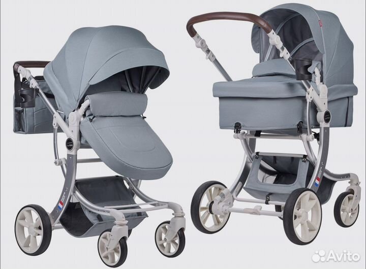 Коляска Aimile Original new gold 2в1 (Бебибум)