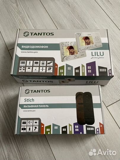 Видеодомофон Tantos + вызывная панель Tantos Stich