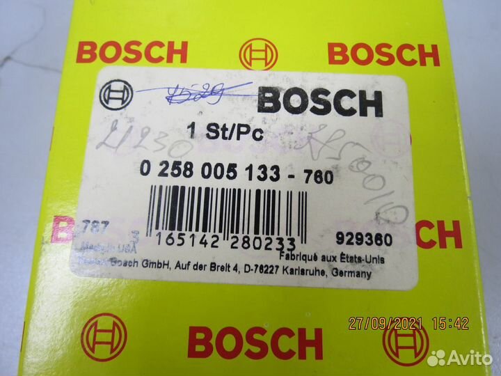 Датчик концентрации кислорода ваз 2111-2112, 21114