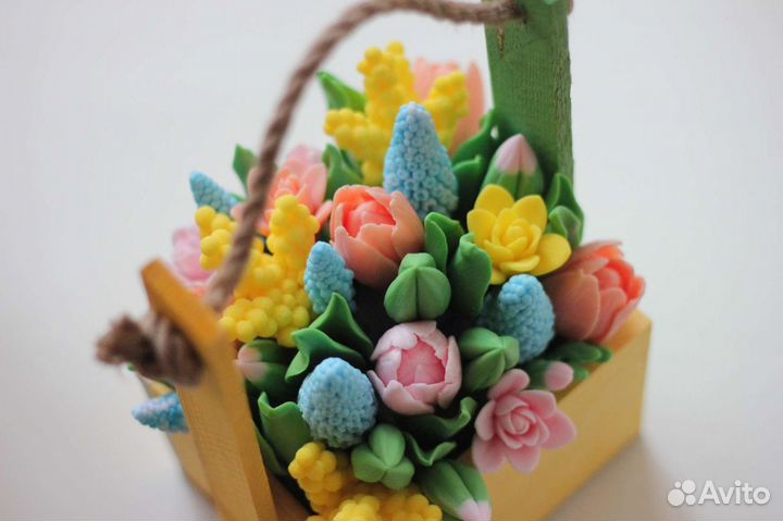 Букет из мыла на 8 марта