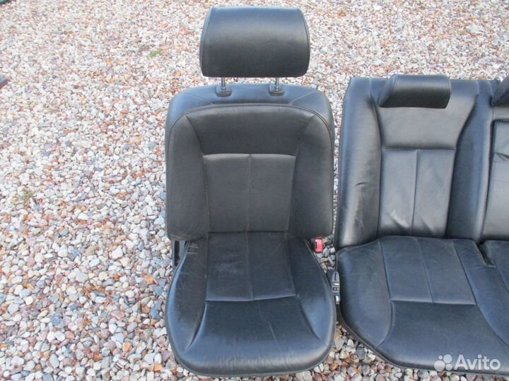 Кожаный салон Mercedes Benz W210 1999г