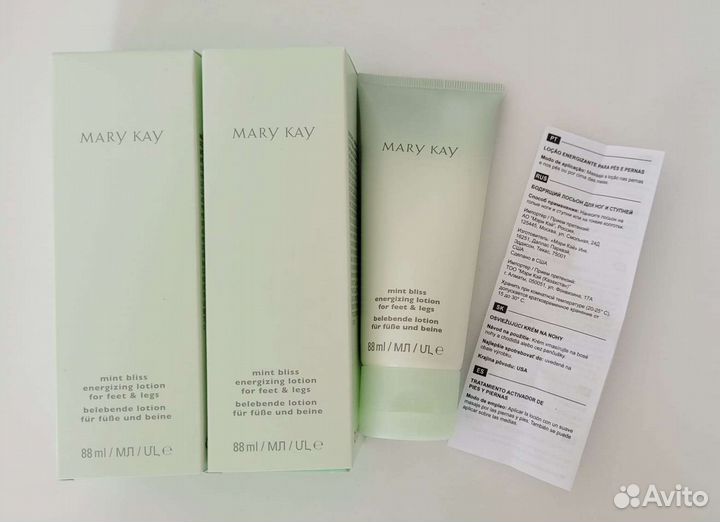 Мятный бодрящий лосьон для ног и ступней Мэри Кэй