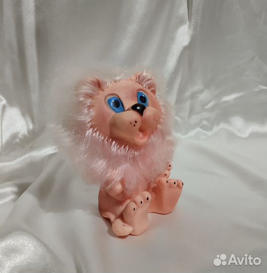 Львёнок из СССР. Игрушка резиновая