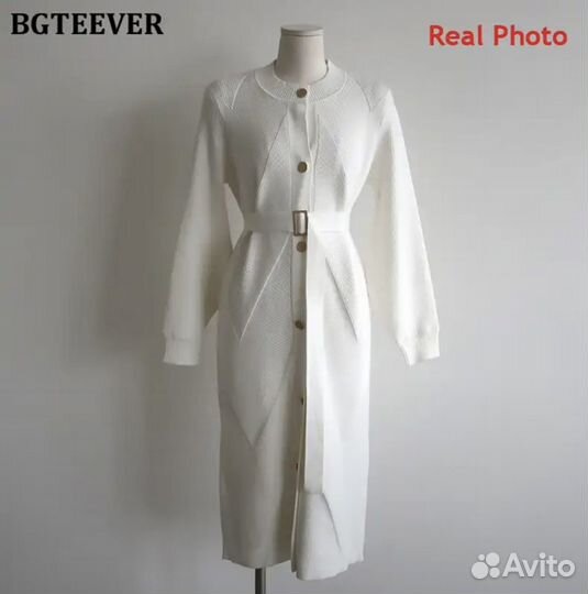 Платье вязанное