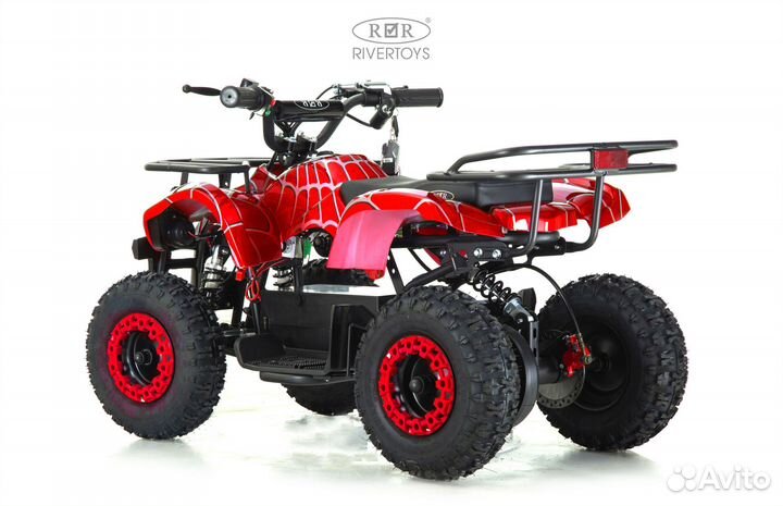 Детский электроквадроцикл anri красный спайдер (20 км/ч)