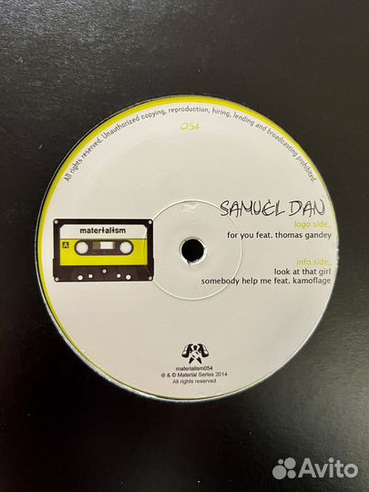 Samuel Dan – For You Винил Пластика Vinyl