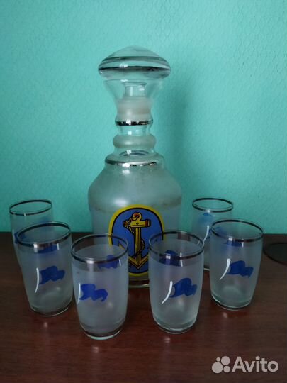 Графин со стаканами СССР