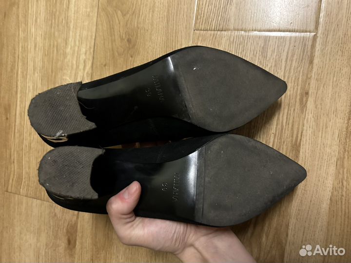 Туфли бархатнве milana