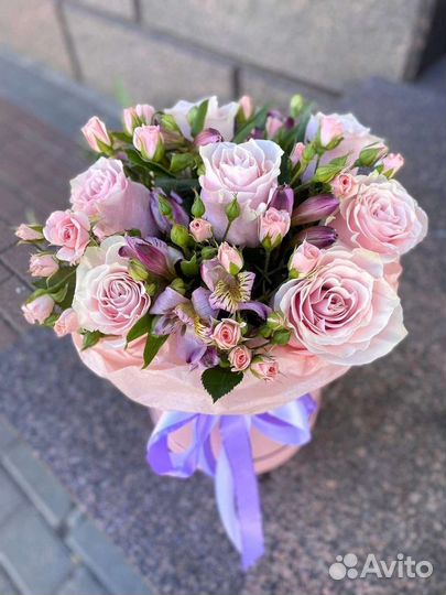 Цветы розы букет