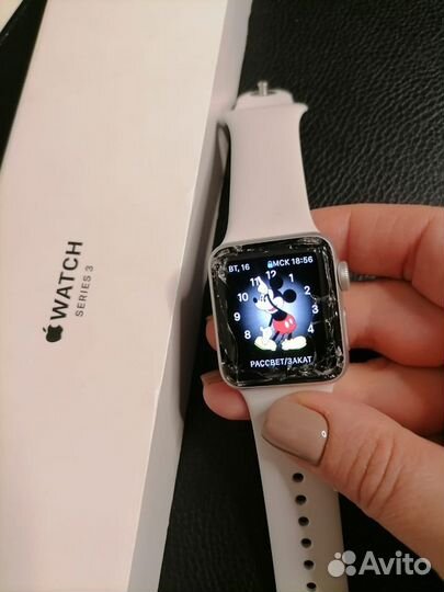 Часы Apple Watch Series 3 38mm Silver Aluminum