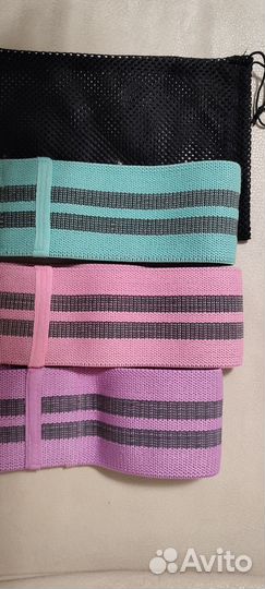 Тканевые резинки для фитнеса