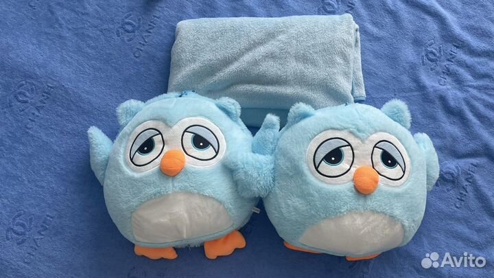 Сова с пледом 3 в 1