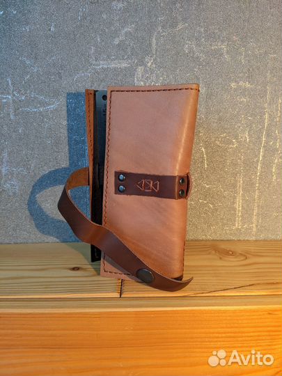 Пенал скрутка из кожи