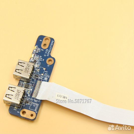 Плата USB-порта для HP Pavilion Dv7-4000 с кабелем