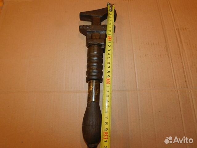 Антикварный. редкий,разводной гаечный ключ Английс