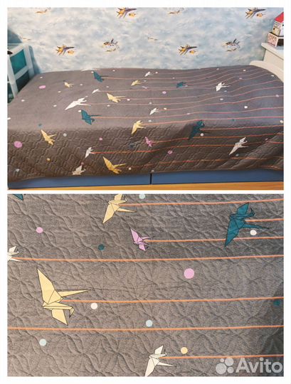 Одеяло детское и плед, покрывало на кровать