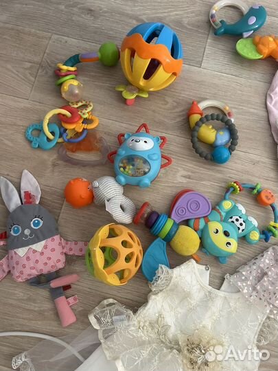 Вещи и игрушки пакетом от 0 до 2 лет