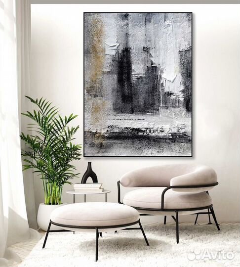 Стильная картина маслом на холсте