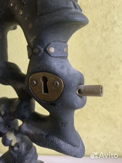 Подсвечник латунь, орех. Ручная работа