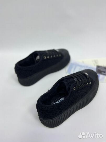 Кеды натуральный мех(все размеры)