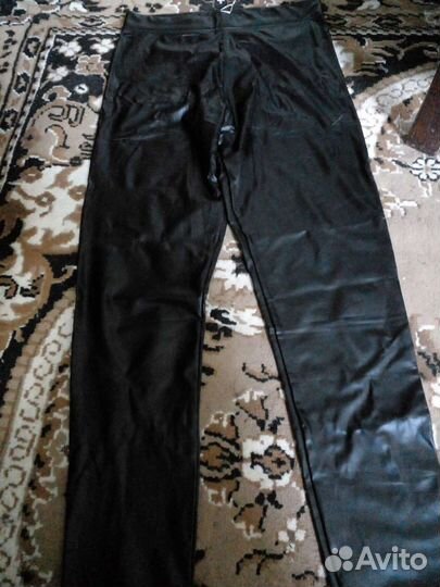 Брюки кожаные