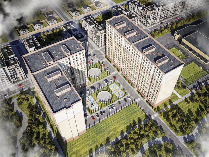 2-к. квартира, 83,4 м², 15/16 эт.