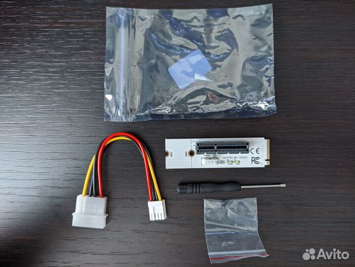 Переходник M.2 на PCI-E 4X